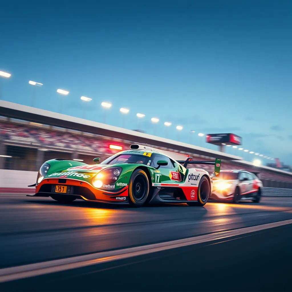Bitcoin Car Competes in Rolex 24 at Daytona : GlimpChain