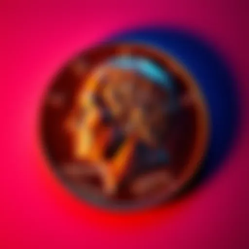 A close-up of a 1971 half dollar coin without a mint mark showing the front design.