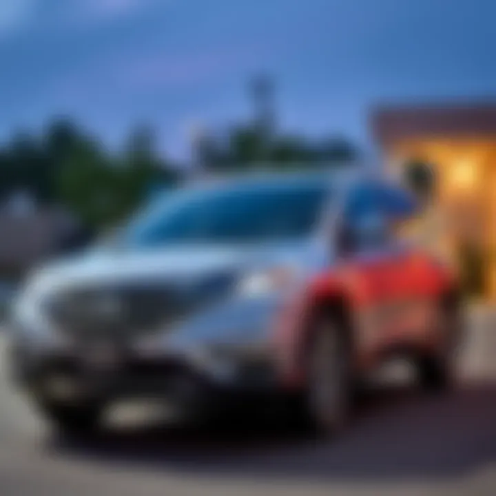 A well-maintained 2014 Honda CR-V EX-L parked outside, showcasing its sleek design and condition for potential buyers.