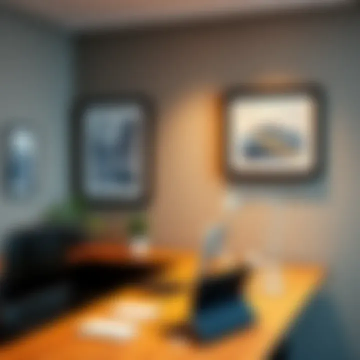 Transform Your Office with Custom 3D Desk and Wall Frames : GlimpChain