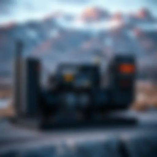 A 700W electrical machine running continuously with a power meter showing energy consumption, set against a Colorado backdrop.