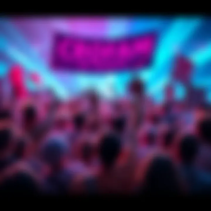 CROFAM Community Gathering A vibrant group of people celebrating together, showing excitement for the upcoming February CROFAM launch with banners and signs.