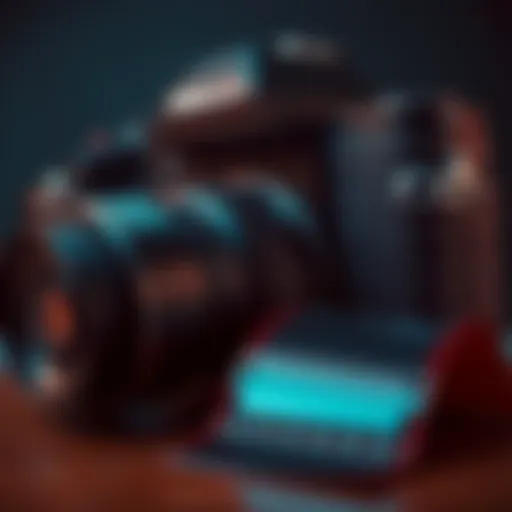 A close-up of an M4-P camera showing a roll of undeveloped film next to it, highlighting the first 14 unexposed frames