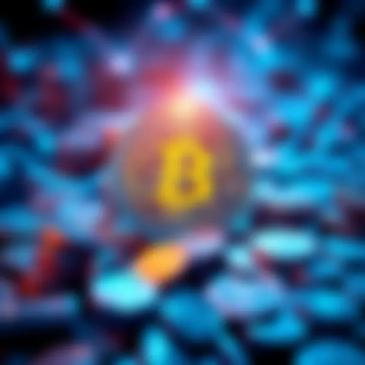 MEI Pharma launching a $100 million strategy for Litecoin, showcasing digital currency and finance imagery.