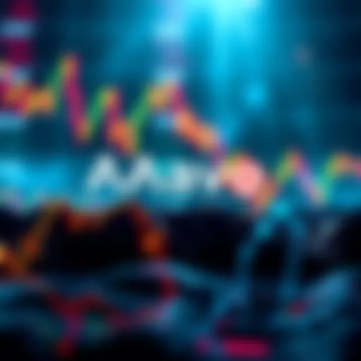 A graphic showing a drop in cryptocurrency values with Aave's logo and a broken link symbol representing the wstETH glitch