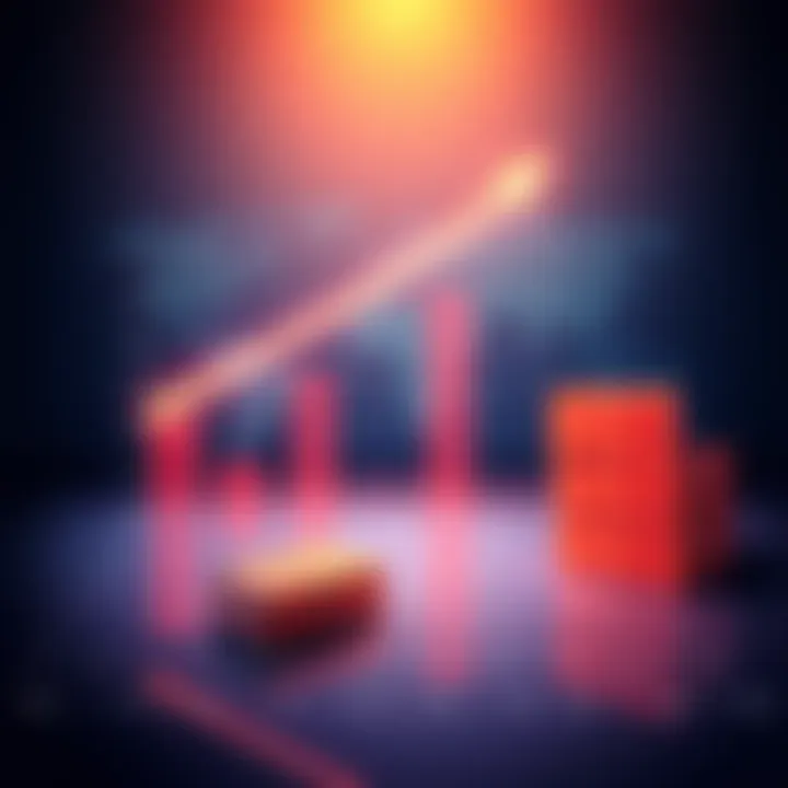 Illustration showing a graph representing AB tier jumps, with upward movement and bonus calculations alongside international parcels.