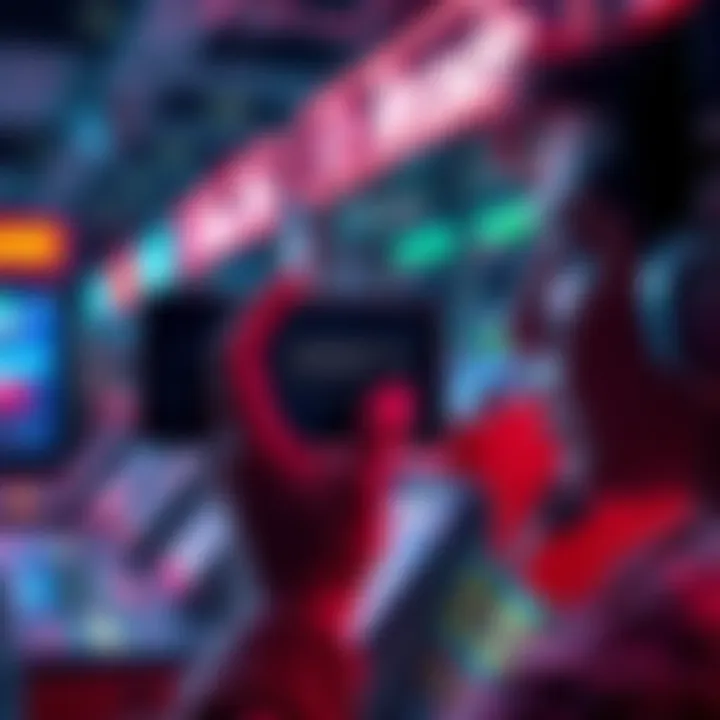 A frustrated person looking at a phone screen showing an error message while trying to access the Atlas Arcade app