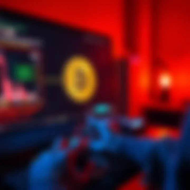 A person accessing Bitcoin stored in cold storage, showing a hardware wallet connected to a computer, with a digital currency interface on the screen.