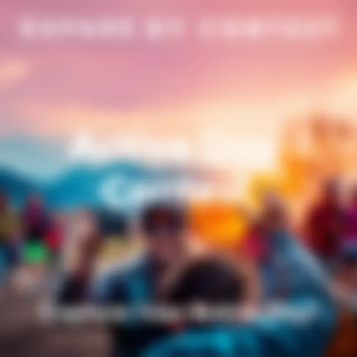 A person enjoying outdoor activities, taking a photo for the Capture Your Active Day Contest.