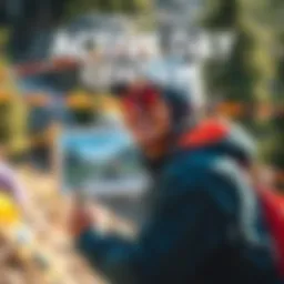 A person enjoying outdoor activities, capturing their active day for the contest