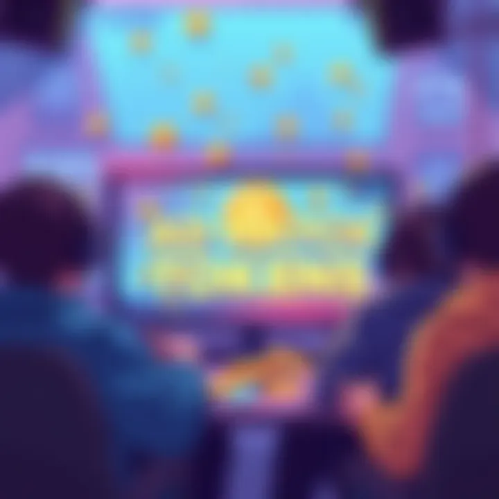 Ad Watch Tokens Concept An illustration showing players earning tokens by watching ads on screens, representing a new in-game currency idea.