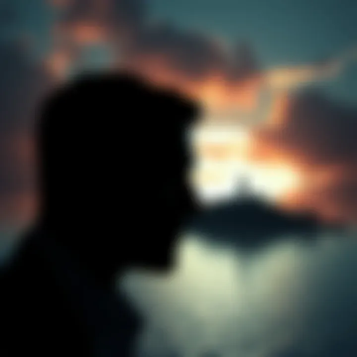 Adam Back Linked to Epstein A silhouette of Adam Back with shadows of Epstein's Island in the background, symbolizing the allegations.
