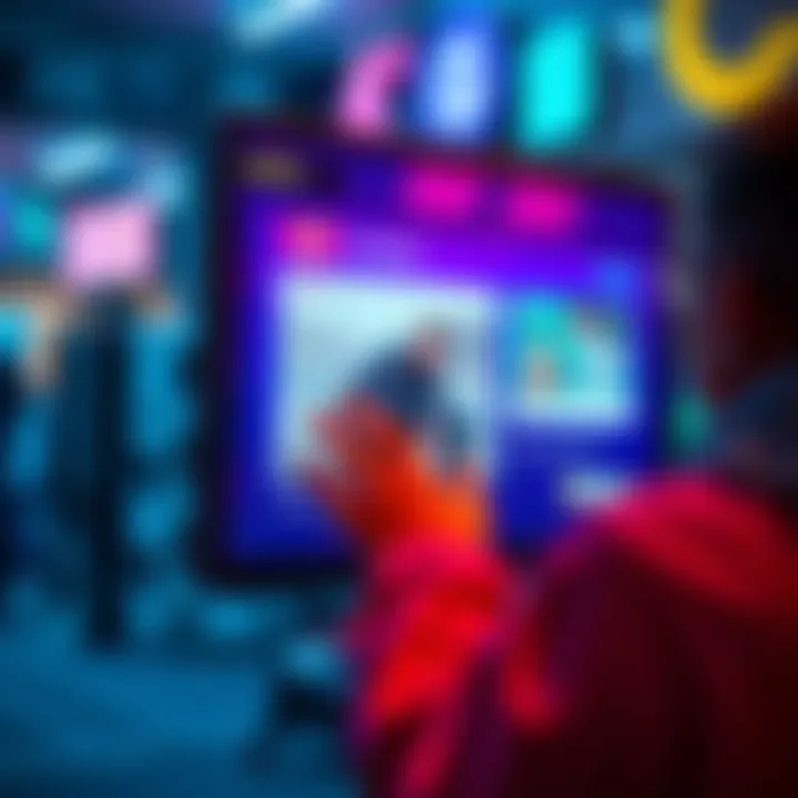A digital screen displaying advertisements on the ChatGpt Go Plan interface, with a user browsing the feature.