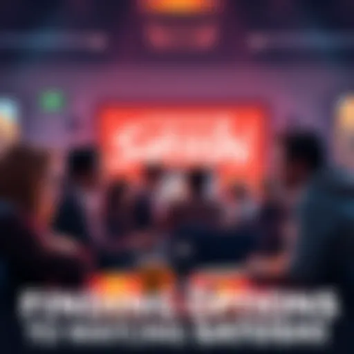 A group of people discussing and sharing tips on how to watch Finding Satoshi on a budget.