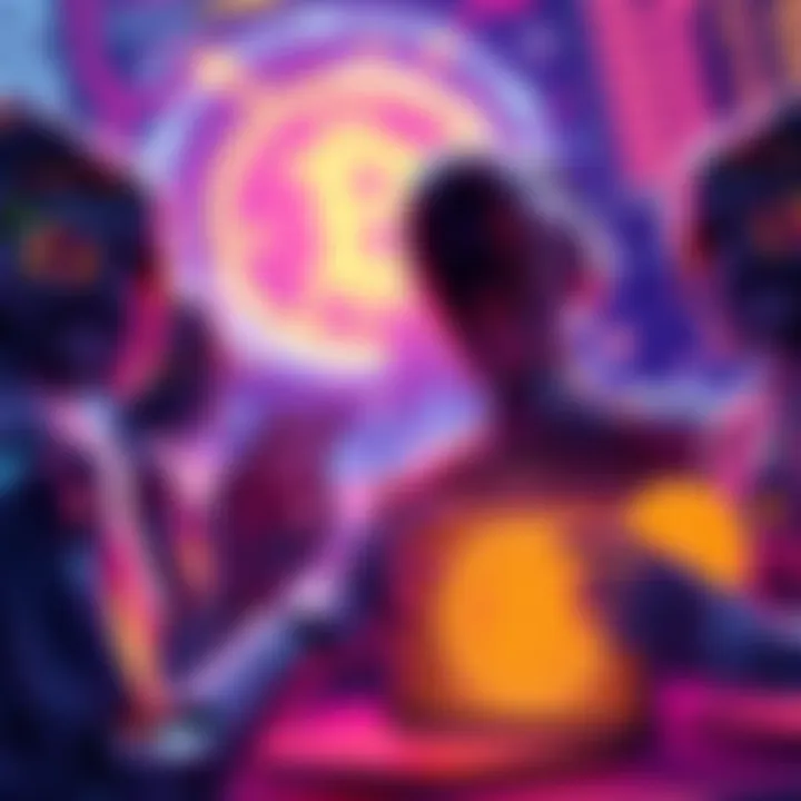 A digital illustration showing various AI agents analyzing Bitcoin and stablecoins, with Bitcoin standing out as the preferred choice for transactions.