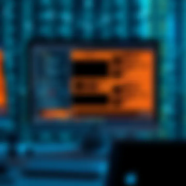 A computer screen displaying AI software obscuring sensitive ID information, with blurred areas highlighting the blacked-out sections