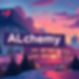 An illustration showing Alchemy Pay's Money Transmitter License being approved in Nebraska with a financial theme.