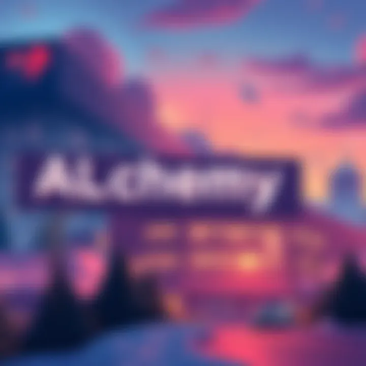 An illustration showing Alchemy Pay's Money Transmitter License being approved in Nebraska with a financial theme.