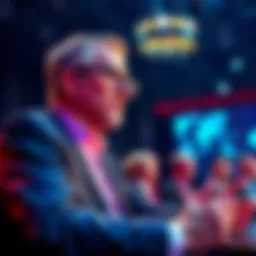 Algorand's CEO speaking about the impact of blockchain on finance during a conference