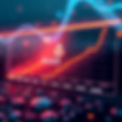 A graph showing the future price predictions for Algorand (ALGO) from 2026 to 2030 with upward trends.