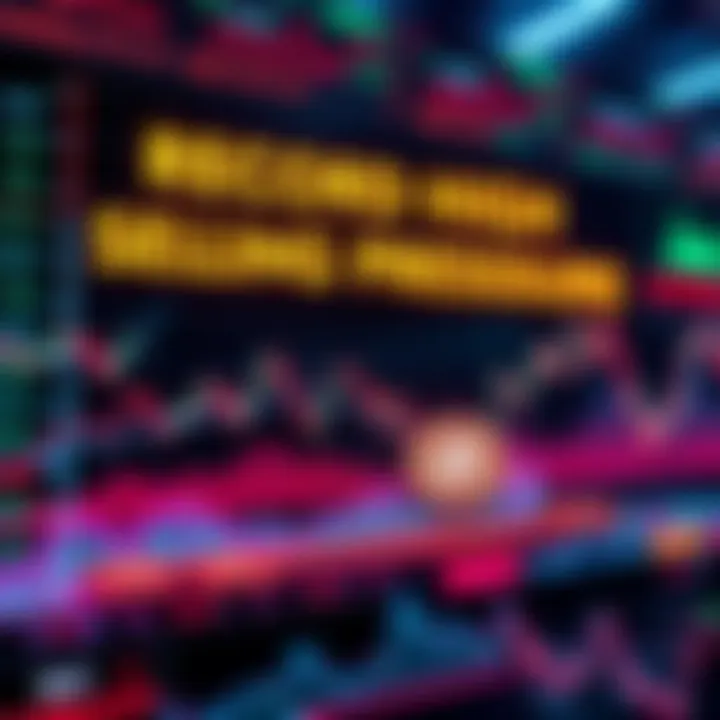 A visual representation of altcoin market decline showing graphs and charts indicating selling pressure over the past 13 months.