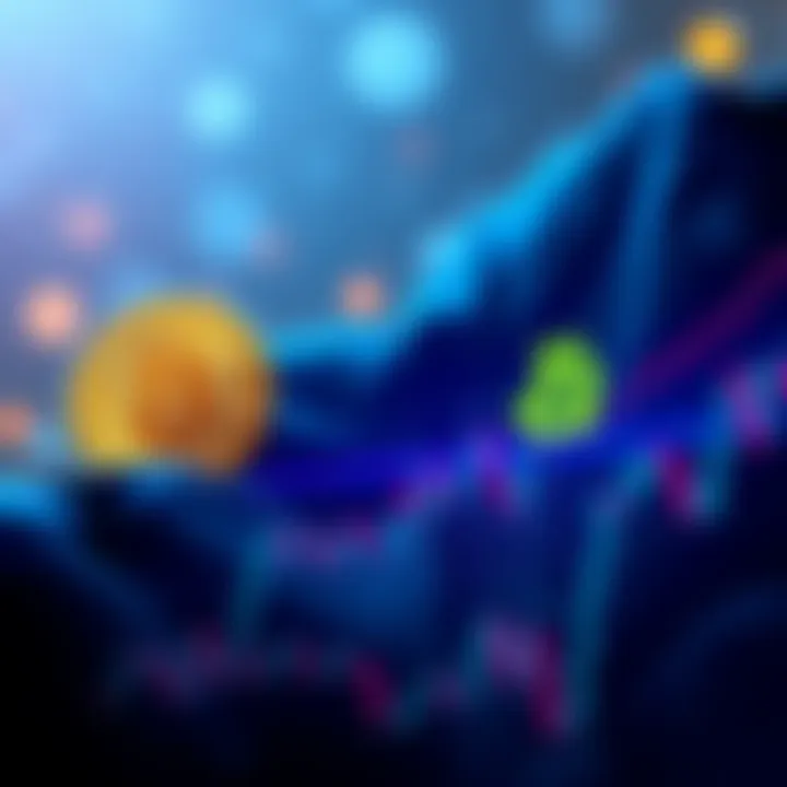 Altcoin and Bitcoin Comparison A graphic showing altcoins rising while Bitcoin's value stabilizes, suggesting potential shift in cryptocurrency market.