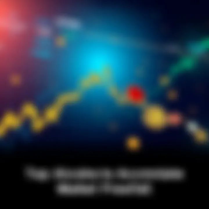 A graph showing a decline in cryptocurrency prices with altcoin symbols highlighted for potential investment.