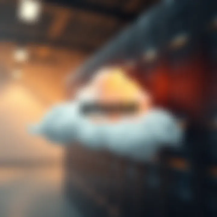 A cloud server image symbolizing Amazon's expanding cloud services and rising capital spending.