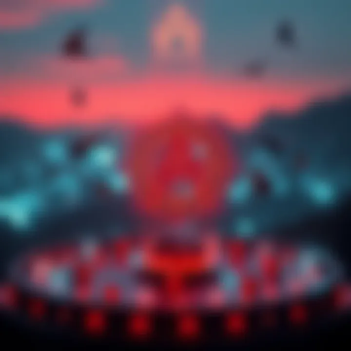 Anarchy on Solana A digital graphic representing the concept of Anarchy on Sol, with symbols of decentralized finance and technology.