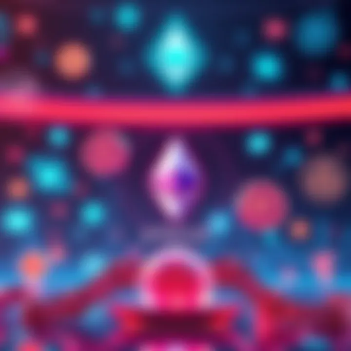 A visual representation of Arbitrum's success in the Ethereum Layer-2 sector, showing $2.8 billion in total value locked and 2 billion transactions processed, with symbols for DeFi and gaming applications in the background.