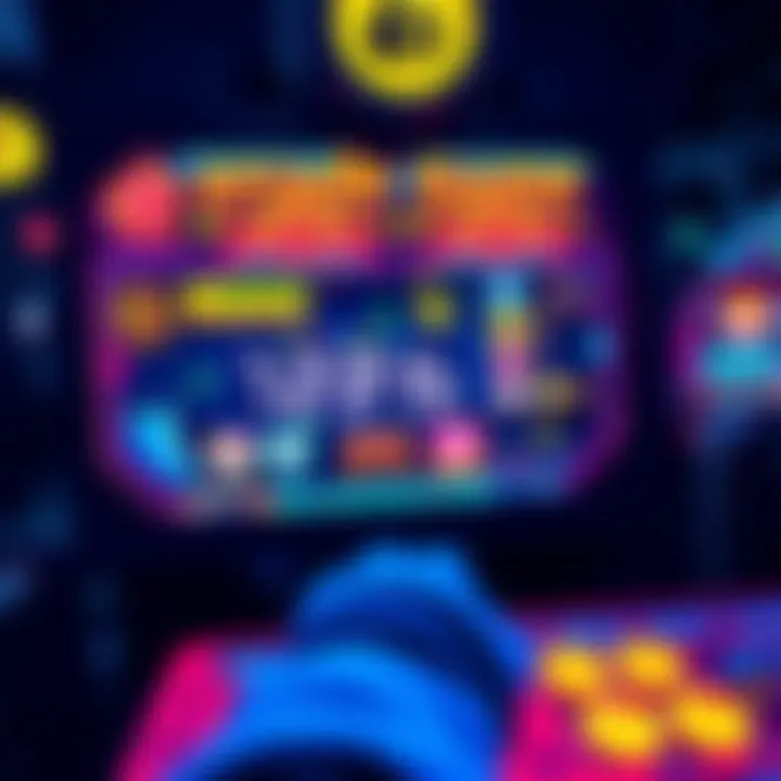 A player gaining an arcade boost during gameplay, with colorful graphics and an on-screen timer counting down.