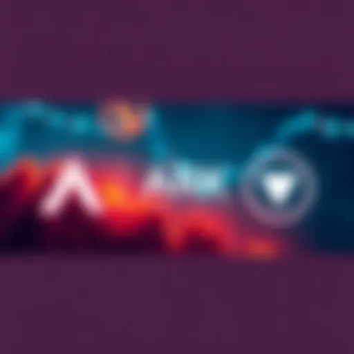 Illustration showing ARK Invest logo alongside logos of Coinbase, Circle, and Bullish with a declining crypto stock chart in the background.