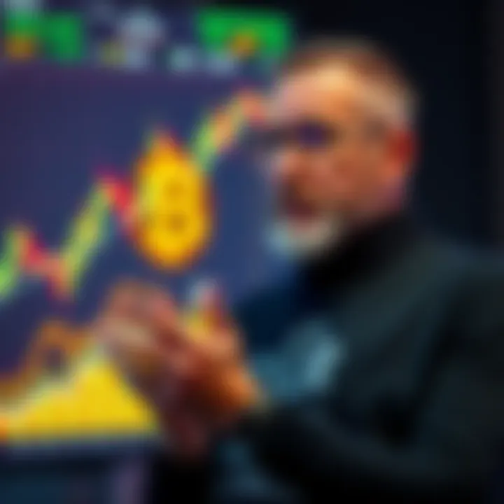 Arthur Hayes discussing NEAR Arthur Hayes speaking about NEAR's potential to outperform Bitcoin, with charts and crypto graphics in the background.