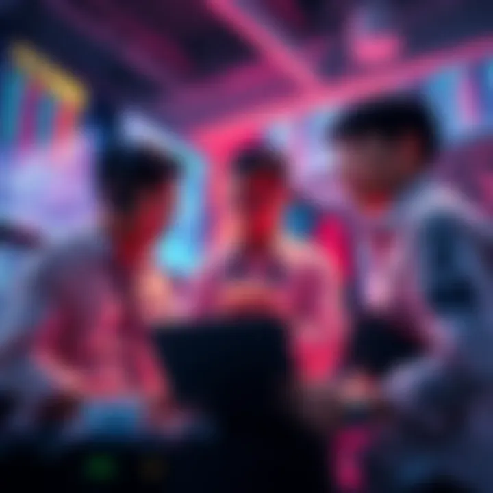 Community of Asian Crypto Traders Group of Asian crypto traders collaborating and discussing strategies for trading success