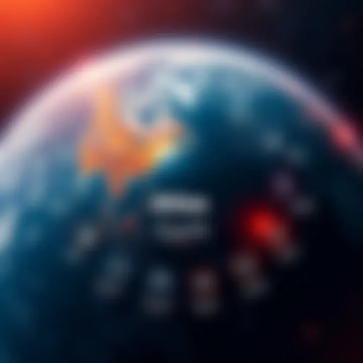 Overview of Atlas Earth A graphic showing the main features of the Atlas Earth platform with icons representing its services