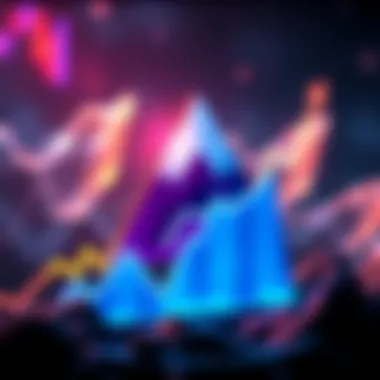 Avalanche logo displayed with a downward graph representing recent struggles in the market