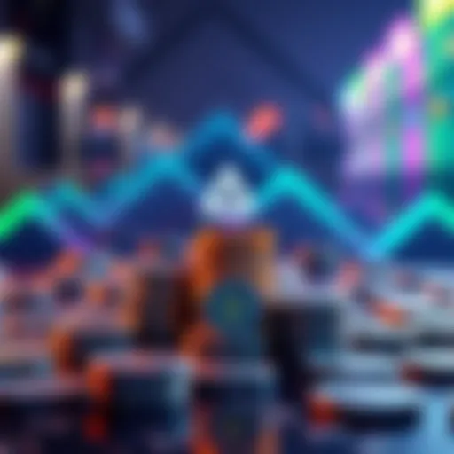 AVAX One Treasury logo with cryptocurrency tokens and a stack of coins representing the $110 million purchase of AVAX tokens.