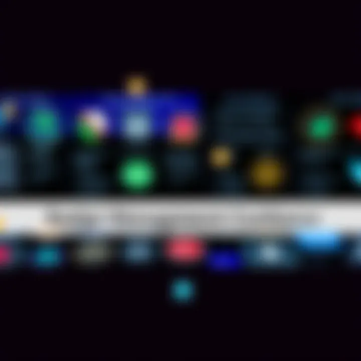 A digital display showing various badges and plots in Italy, with notes on strategies for managing them, indicating planning and organization.