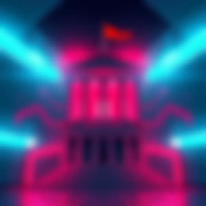 A visual representation of banks making a final effort to block stablecoin yields as lawmakers discuss the CLARITY Act.