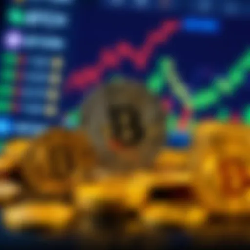 BCH coins stacked with a backdrop of a digital finance interface, representing loan options on Lantern Finance