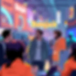 Beejak Trend Illustration A vibrant graphic showing people engaged in conversation about Beejak, reflecting its impact on culture and trends in 2026.