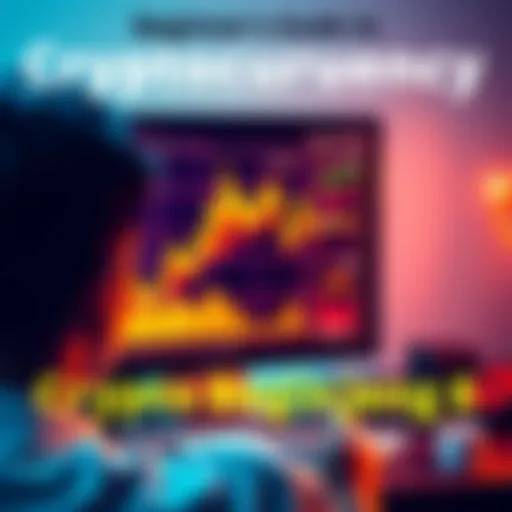 A person looking at a computer screen with cryptocurrency charts and graphs, symbolizing the start of their crypto journey.