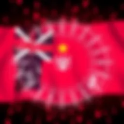 A graphic showing Bermuda's national flag with blockchain symbols surrounding it, symbolizing the shift to a fully on-chain economy.