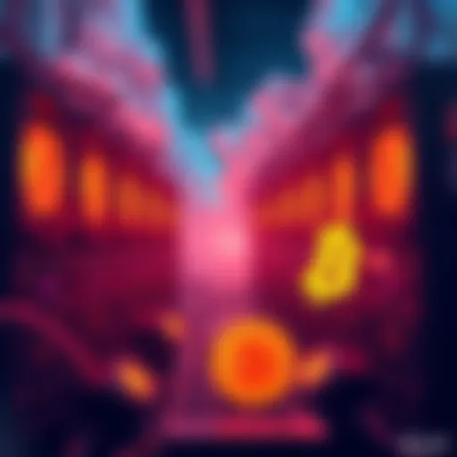 Illustration of BGIN's investment in Kaspa mining showing mining rigs and cryptocurrency symbols