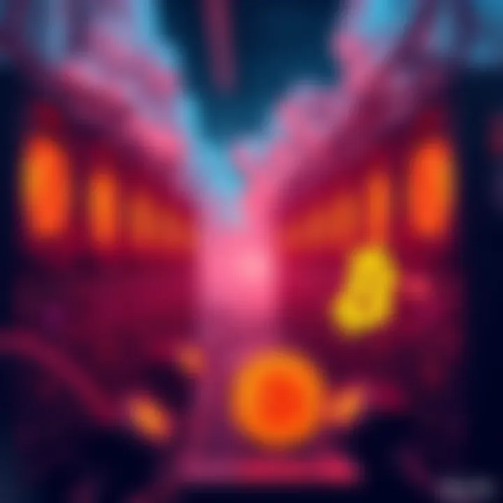 Illustration of BGIN's investment in Kaspa mining showing mining rigs and cryptocurrency symbols