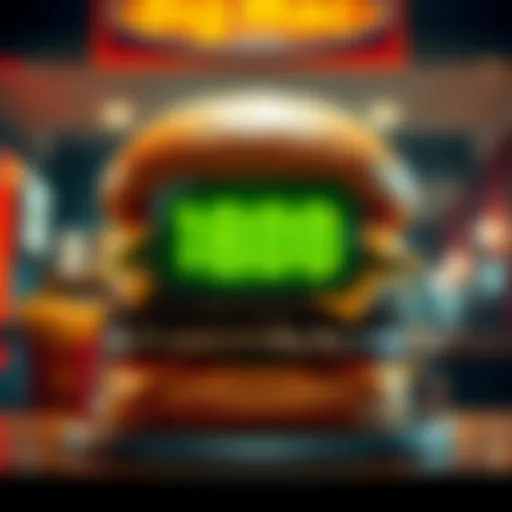 A large Big Mac meal displayed with a price tag showing 180 to 200 pi, capturing the surprise of fast food fans.