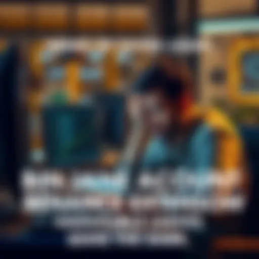 A person sitting at a computer looking worried and frustrated while checking their Binance account status.