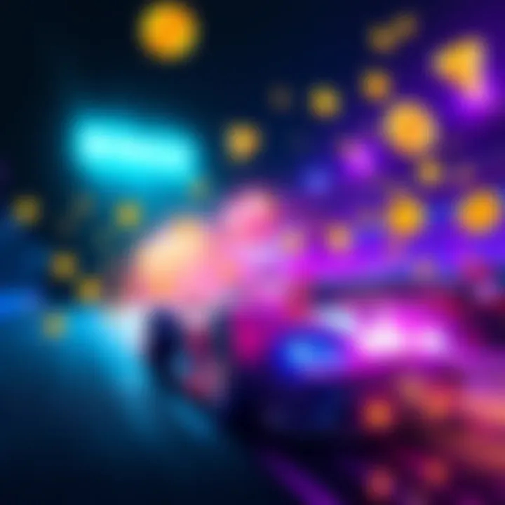 BingX Anniversary Competition Promotion A vibrant graphic showcasing the BingX anniversary competition with racing elements and cryptocurrency symbols, emphasizing the excitement of crypto trading.