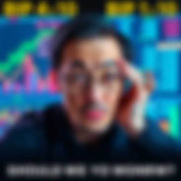 A person looking worried while analyzing charts and data related to BIP-110.