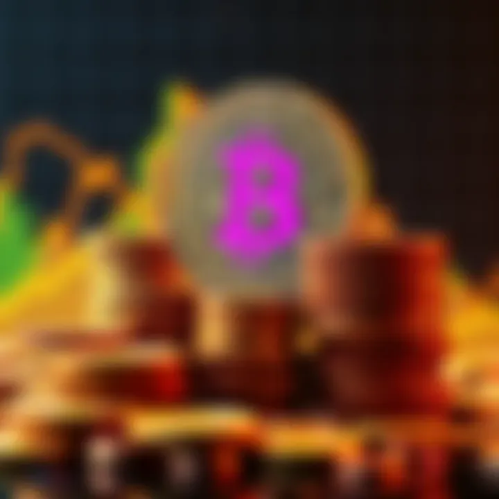 Bitcoin coins stacking up, signaling a shift as long-term holders return to buying on Binance